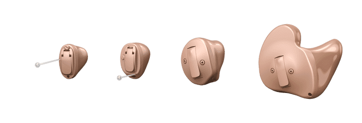 Displaying a variety of the Made for you: Oticon Own hearing aids